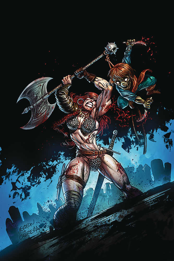 Killing Red Sonja #1 Gideon Limited Virgin Gedeon Zombie Variant