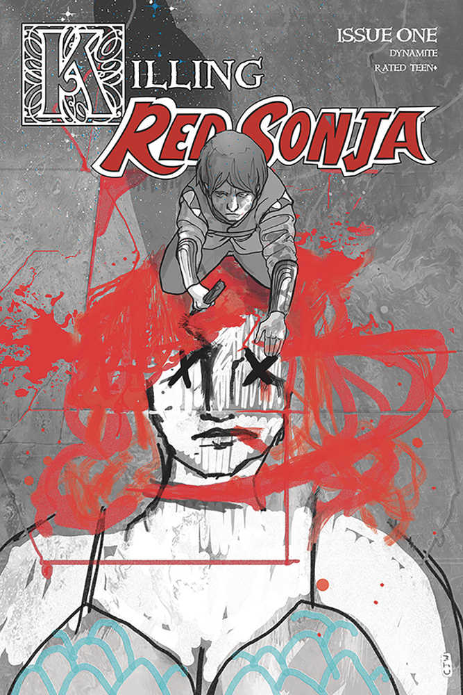Killing Red Sonja #1 20 Copy Ward Crimson Spot Color Variant Edition