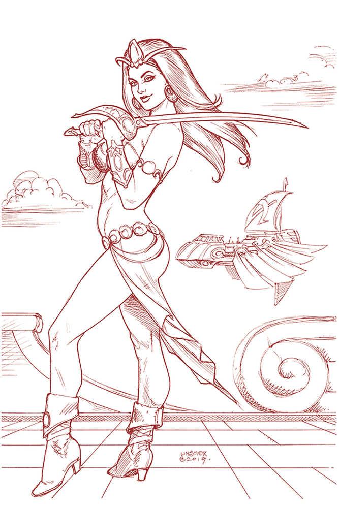 Dejah Thoris (2019) #4 Linsner Rare Limited Martian Red Variant