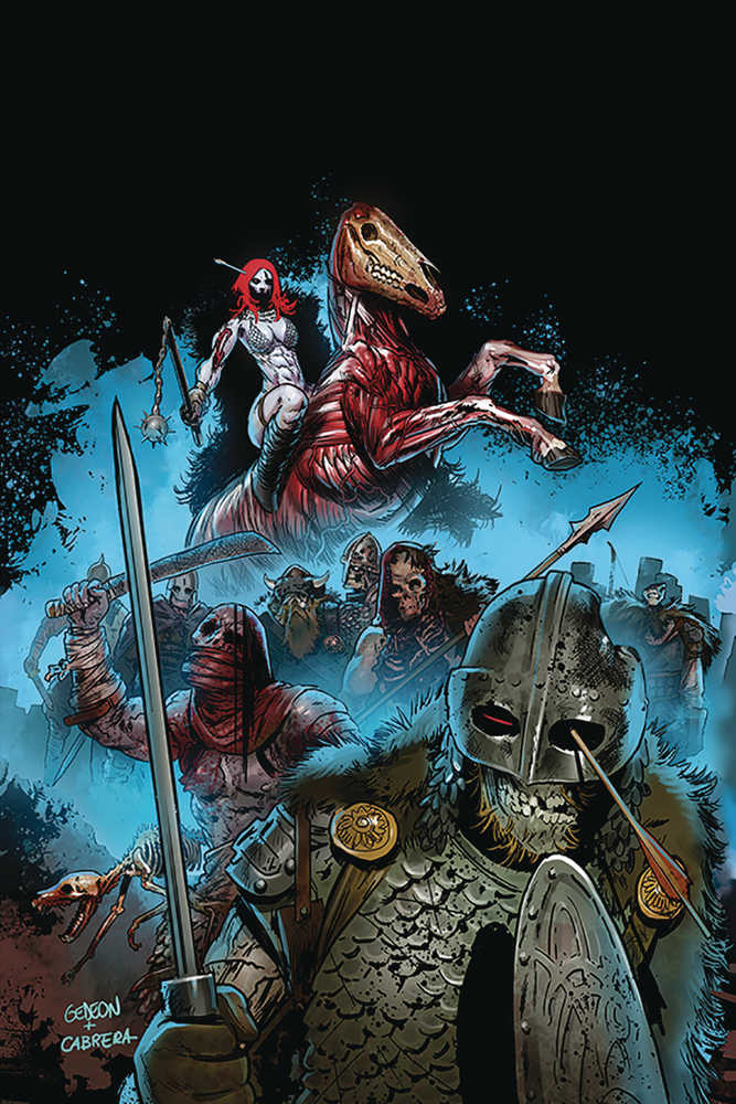 Red Sonja #14 15 Copy Gedeon Zombie Full Art Variant Edition
