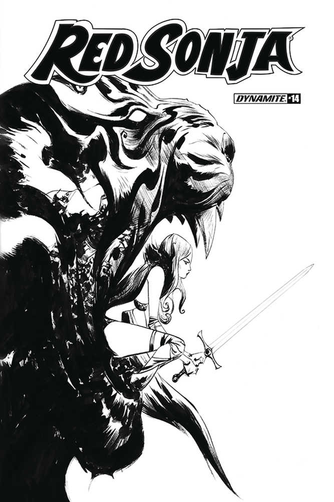 Red Sonja #14 20 Copy Lee Black & White Variant Edition