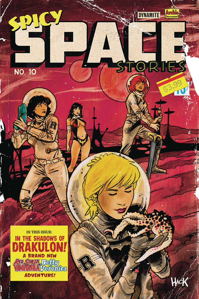 Red Sonja Vampirella Betty Veronica #10 Cover B Hack