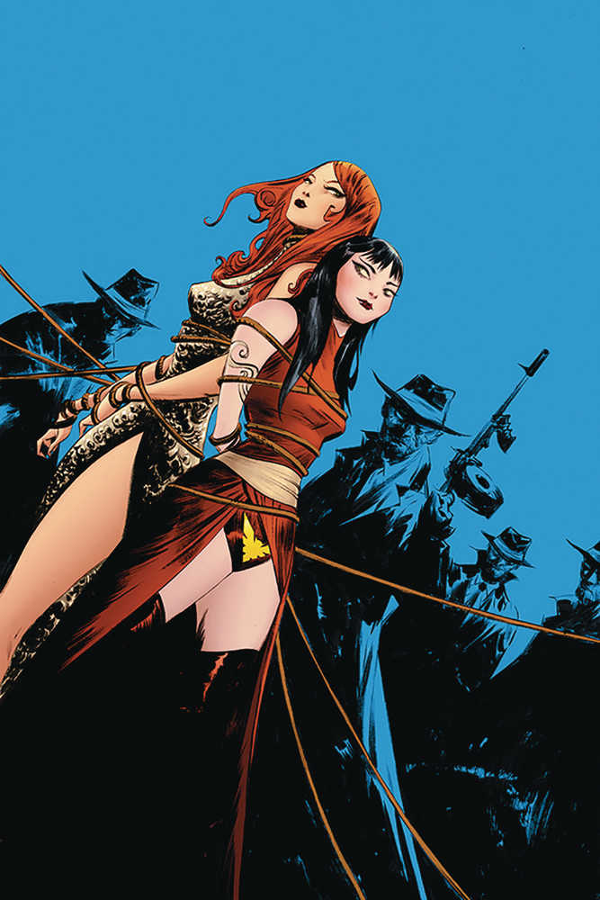 Vampirella Red Sonja #7 Lee Limited Full Art Cover