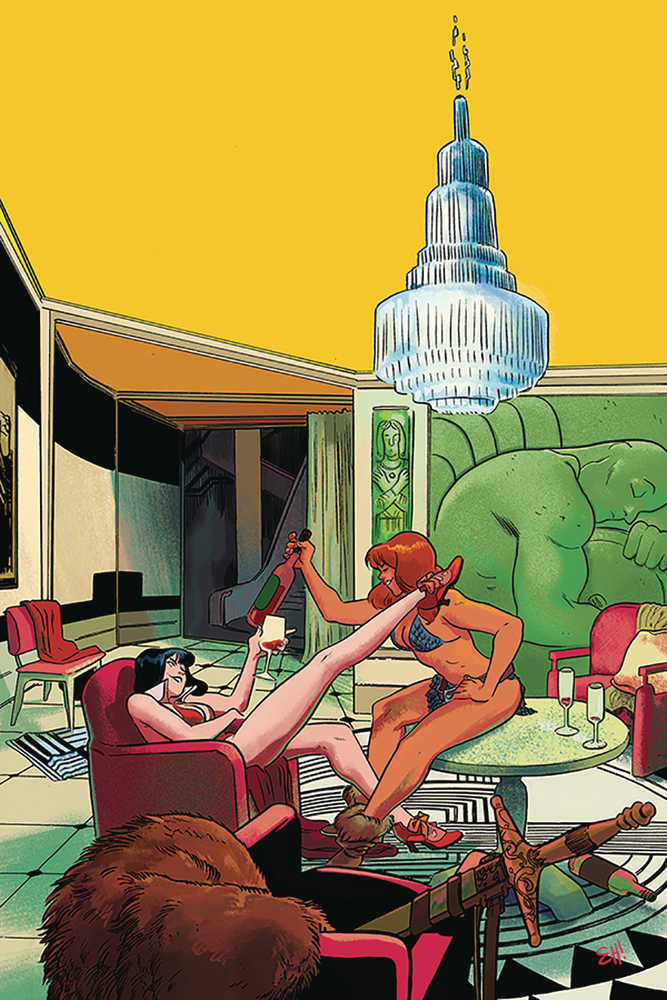 Vampirella Red Sonja #7 Henderson Limited Full Art Cover