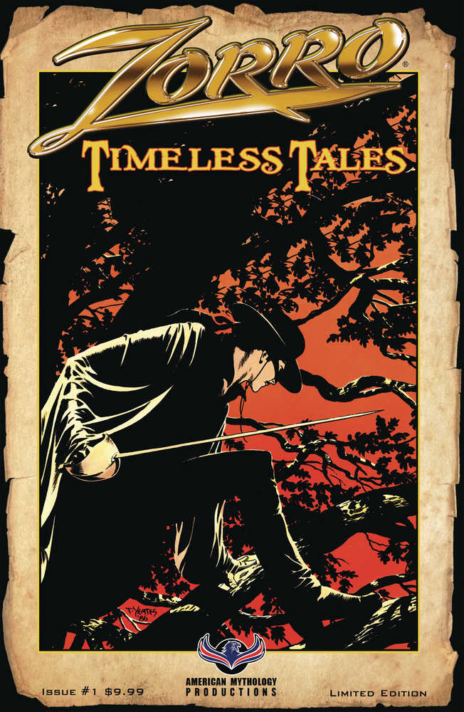 Zorro Timeless Tales #1 Cover B Limited Pulp Variant