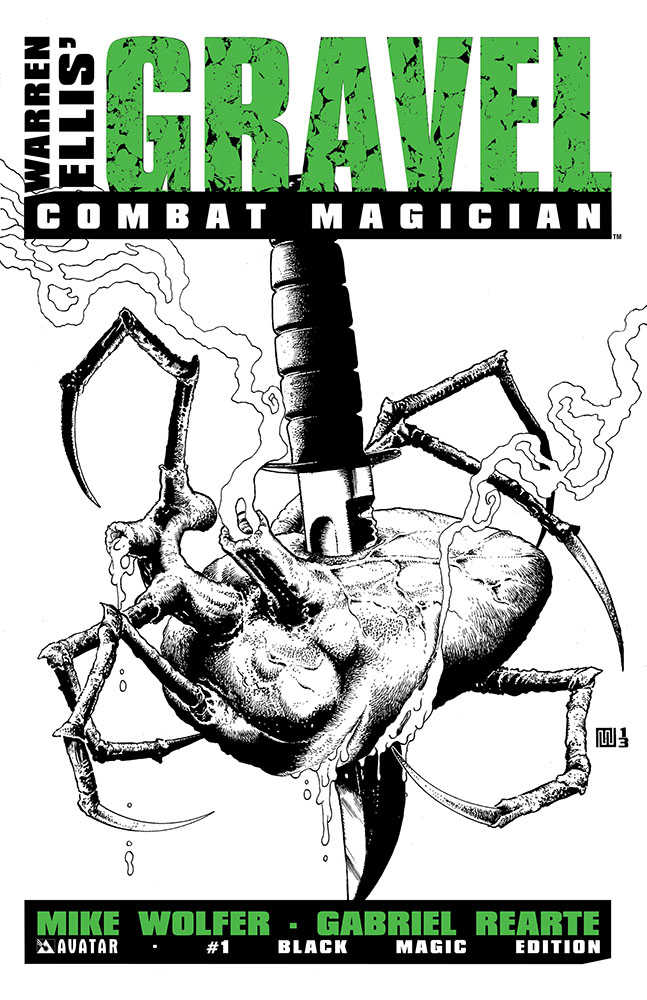 Gravel Combat Magician #1 Black Magic Variant (Mature)