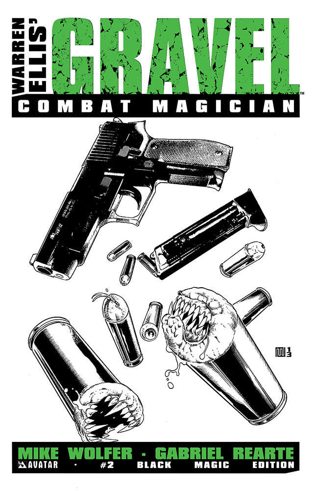 Gravel Combat Magician #2 Black Magic Variant (Mature)