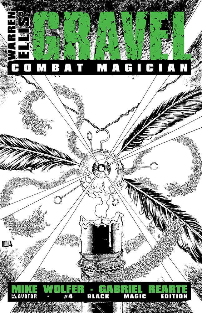 Gravel Combat Magician #4 Black Magic Variant (Mature)