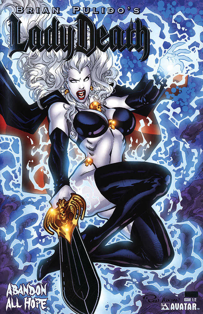 Lady Death Abandon All Hope #1/2 Platinum Foil Variant (Mature)