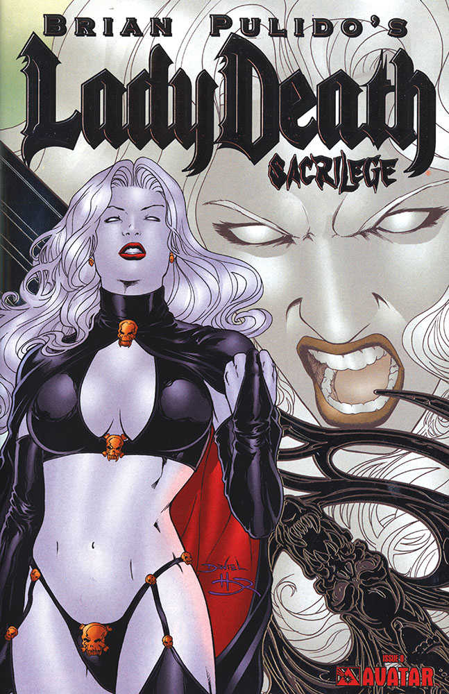Lady Death Sacrilege #0 Platinum Foil Variant (Mature)