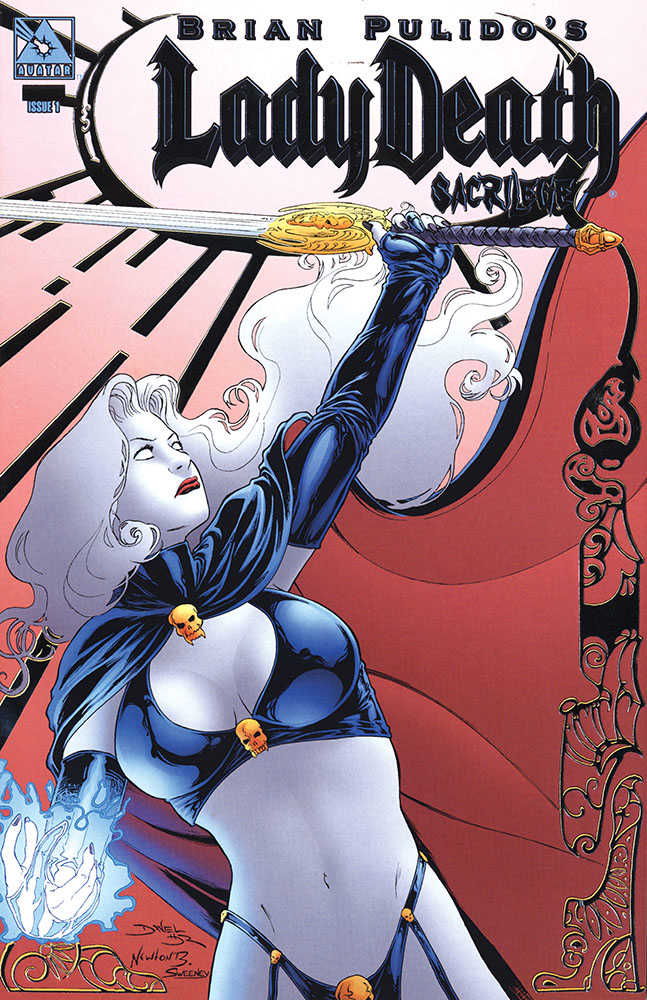 Lady Death Sacrilege #1 Platinum Foil Variant (Mature)
