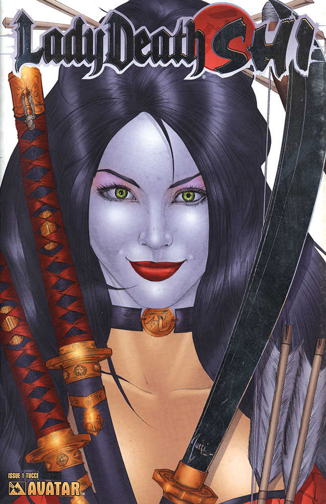 Lady Death Shi #1 Platinum Foil Variant (Mature)