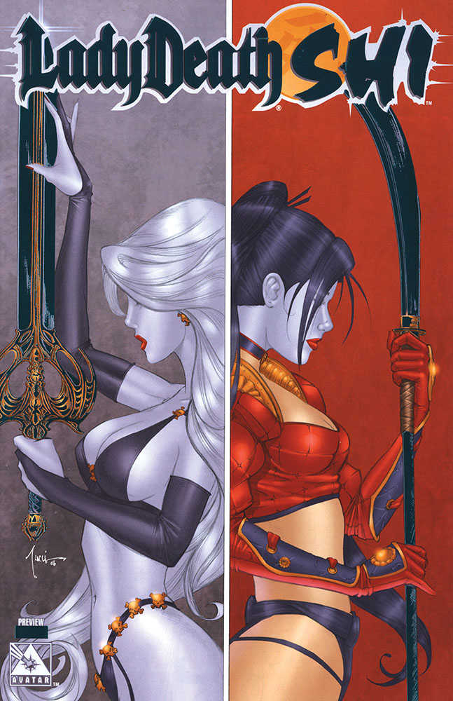 Lady Death Shi Preview Emerald Green Foil Variant (Mature)