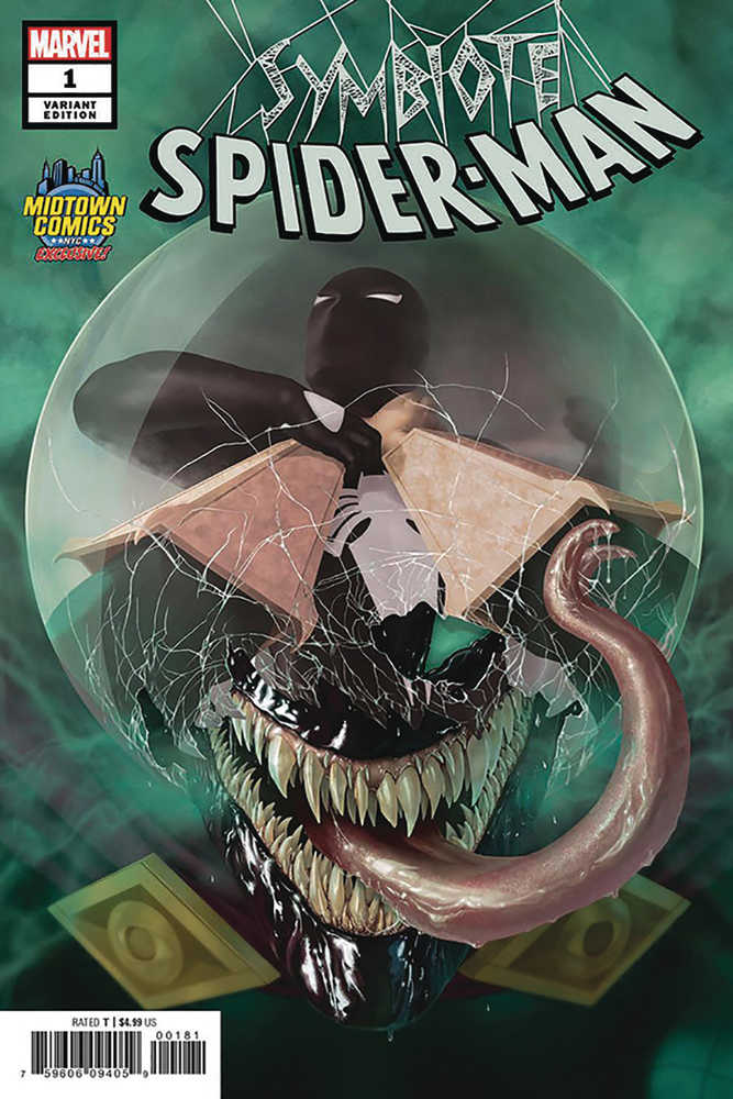 Symbiote Spider-Man #1 Midtown Exclusive Rahzzah Variant 