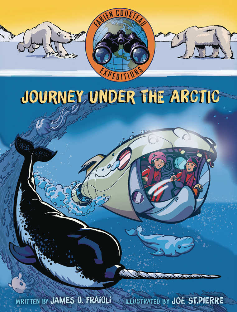 Journey Under The Arctic Hardcover Graphic Novel with Dust Jacket 