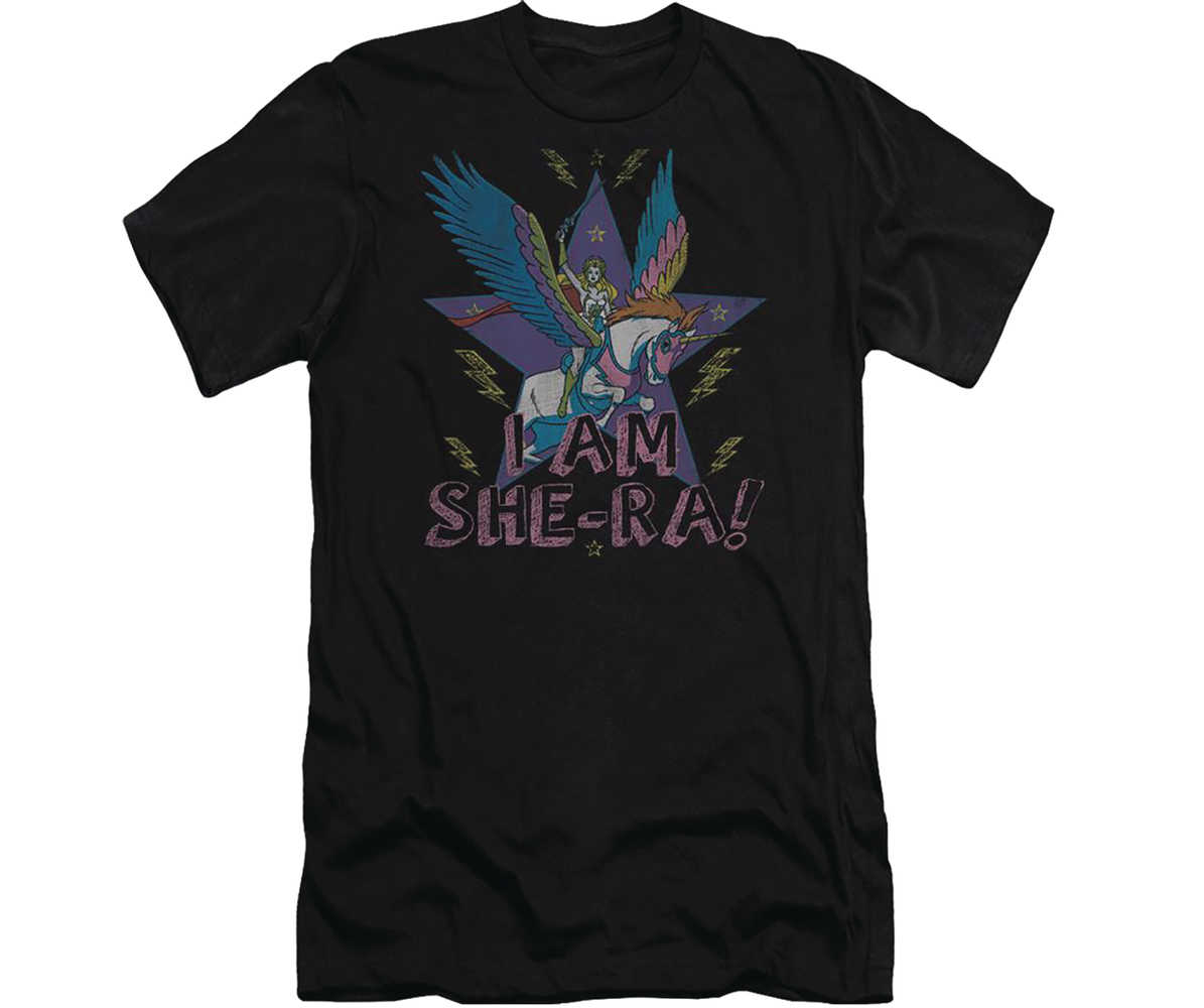 Masters Of The Universe I Am She Ra Black T-Shirt XL 