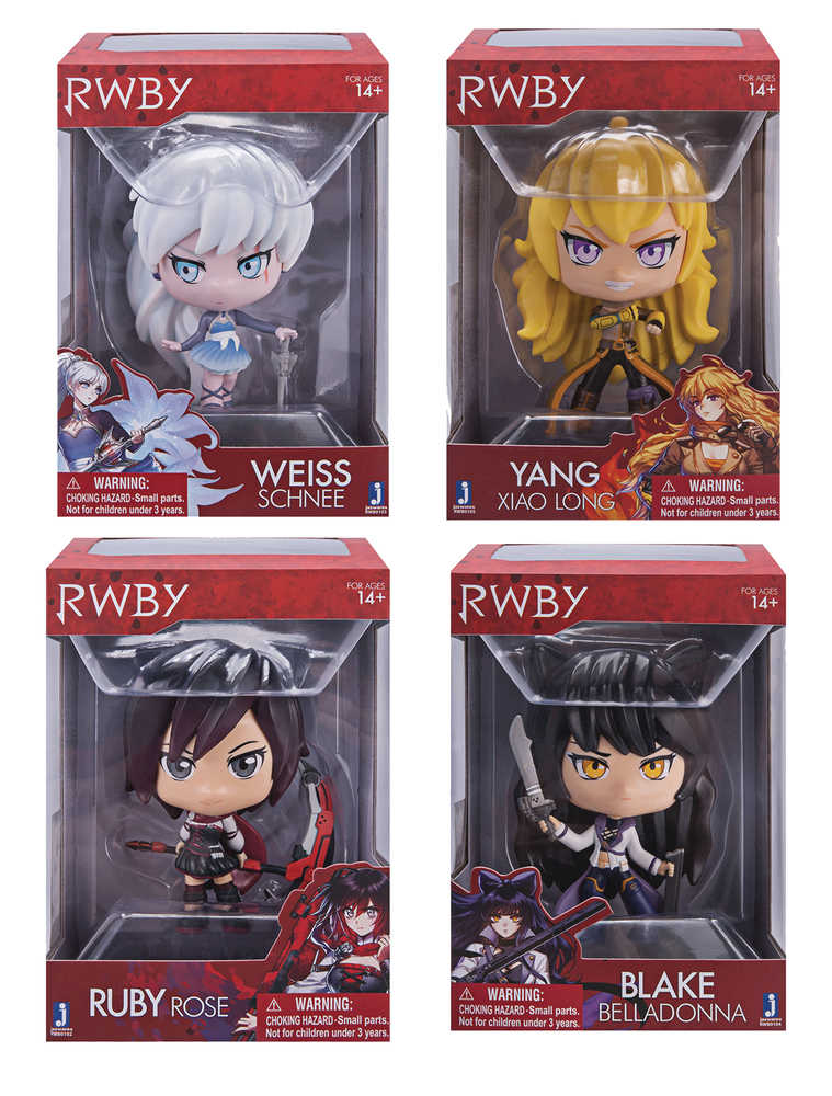 Rwby 8 Pc Collectible Boxed Figure W3 Assortment 