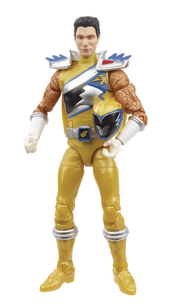 Power Rangers Lightning DC Gold Ranger 6 In Action Figure Case  