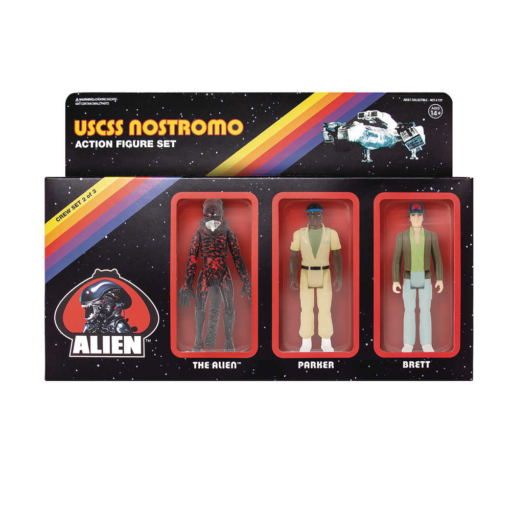 Alien Reaction Figures Action Figure 3 Pk Pack B  