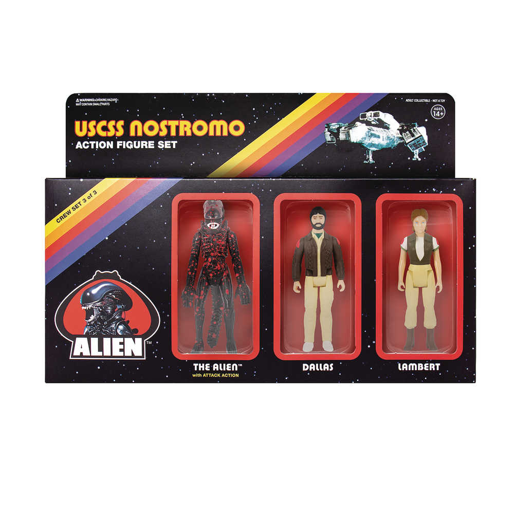 Alien Reaction Figures Action Figure 3 Pk Pack C  