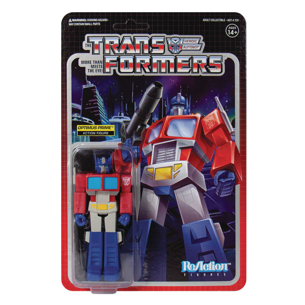 Transformers Optimus Prime Reaction Figure  