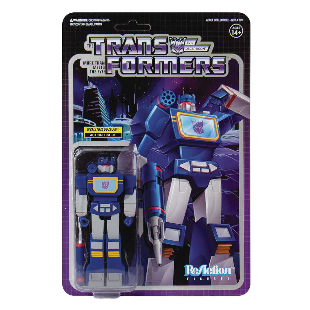 Transformers Soundwave Reaction Figure  