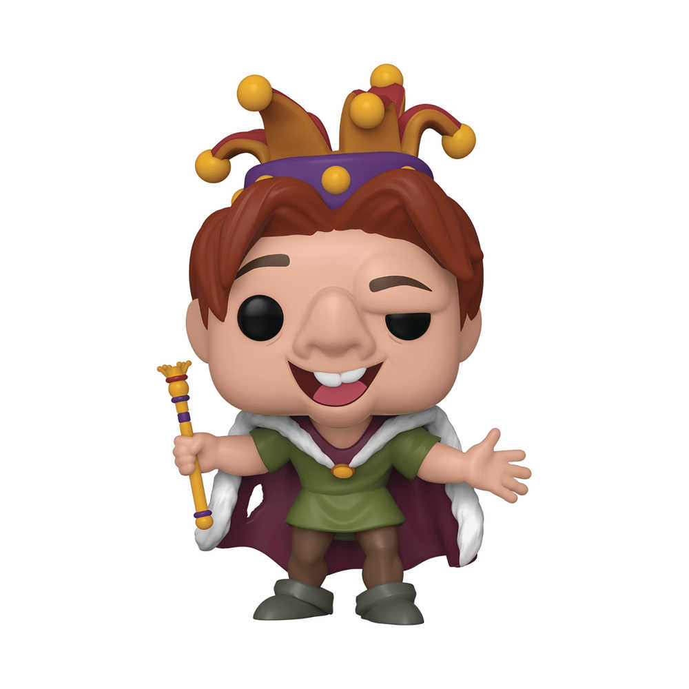 Pop Disney Hunchback Notre Dame Quasimodo King Fools Vinyl Figure