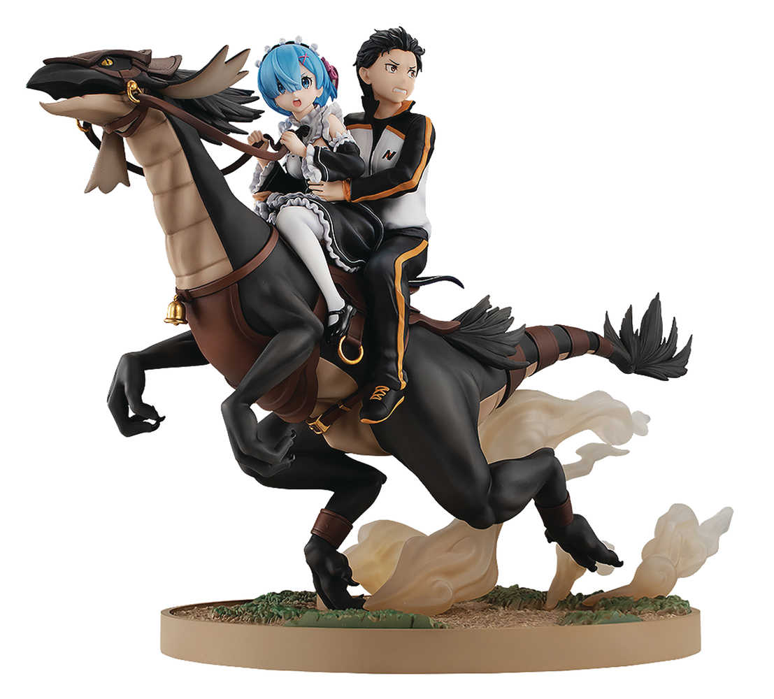 Re Starting Life Rem & Subaru Attack On White Whale PVC Figure