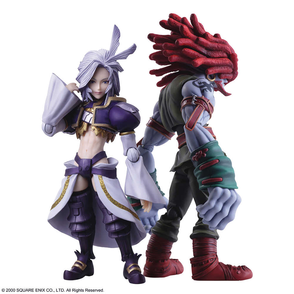 Final Fantasy Ix Bring Arts Kuja & Amarant Coral Action Figure Set 