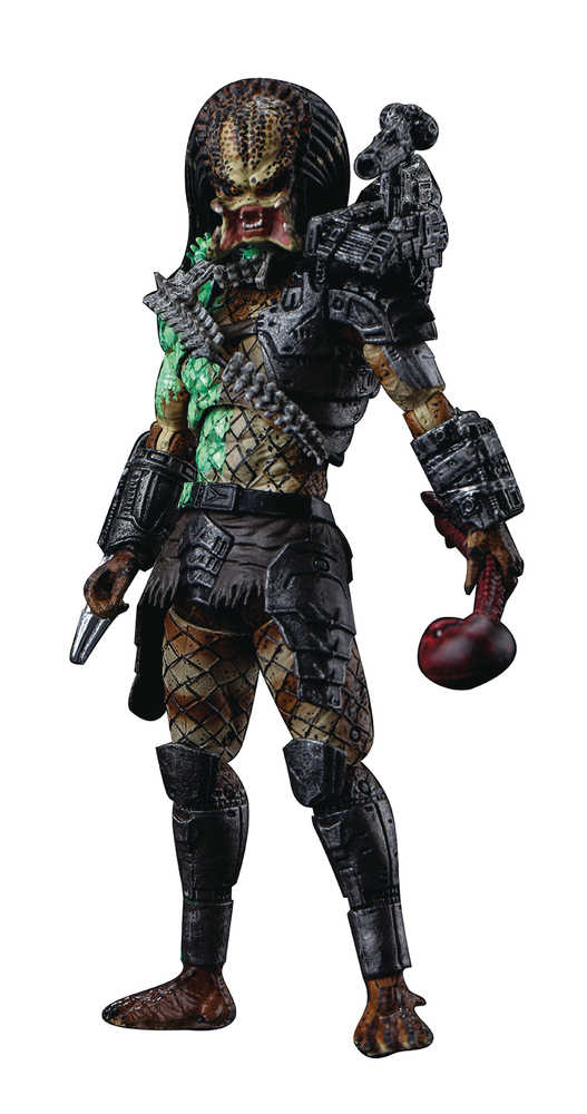 Predator Battle Damage Jungle Predator Previews Exclusive 1/18 Scale Figure 