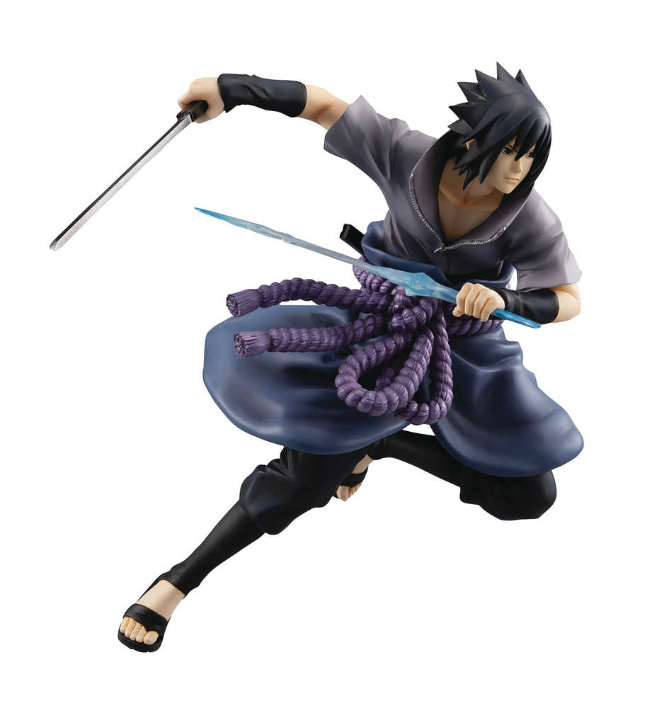 Naruto Gem Ser Sasuke Uchiha Shinobi War PVC Figure 