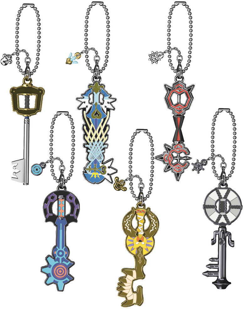 Kingdom Hearts Keyblade Collector's Volume 03 6 Pc Blind Mystery Box Display  