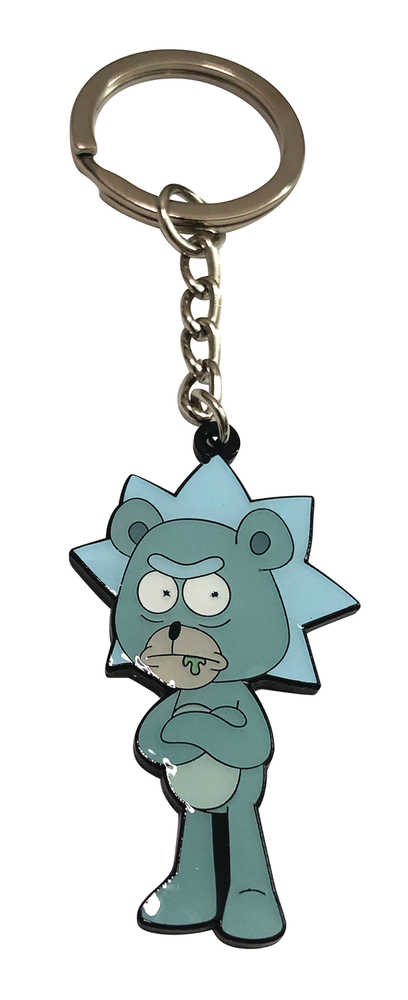 Rick And Morty Teddy Rick Keychain 