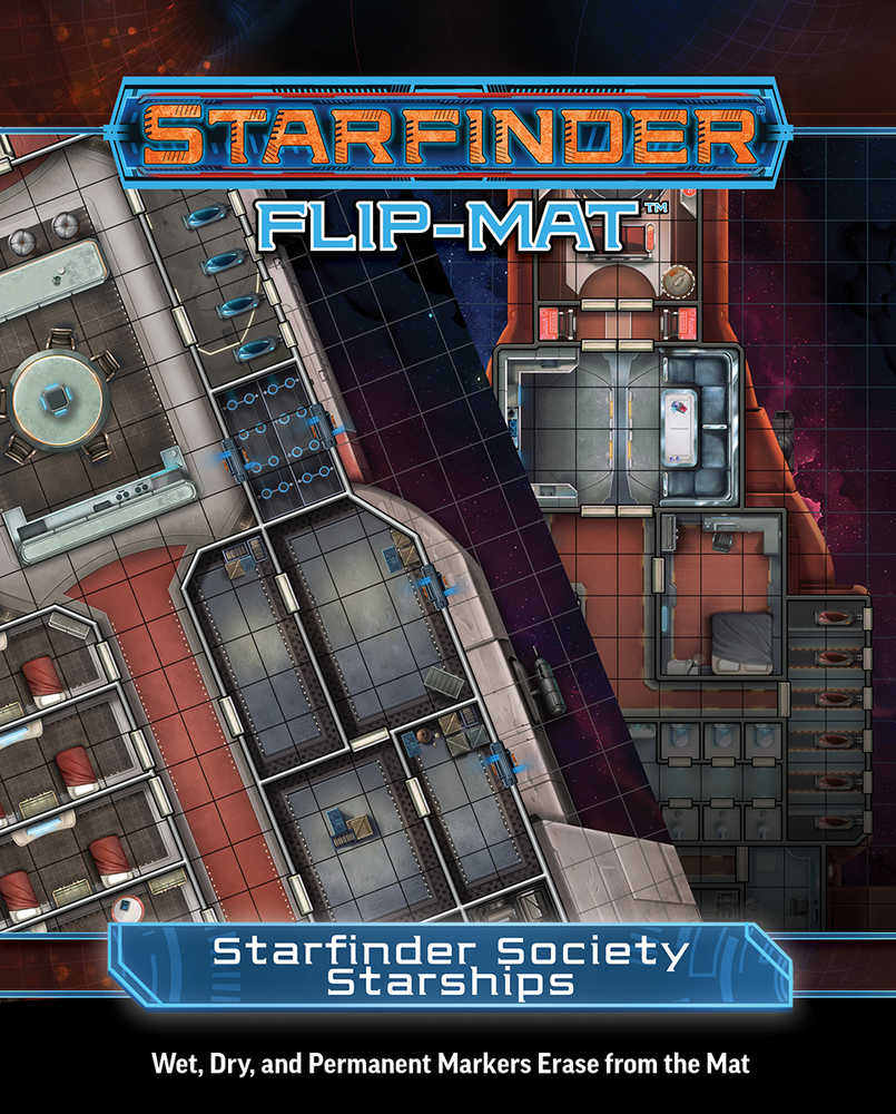 Starfinder Role Playing Game Flip Mat Starfinder Society Starships