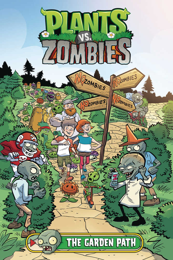 Plants vs Zombies Garden Path Hardcover 