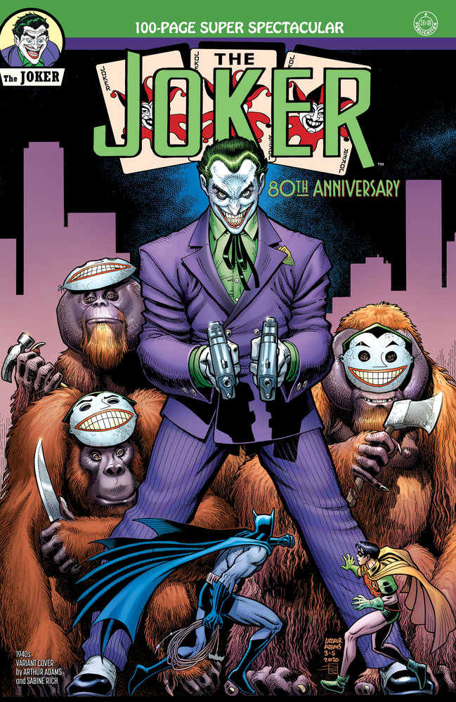 Joker 80 Th Anniv 100 Page Super Spect #1 1940 S Arthur Adams