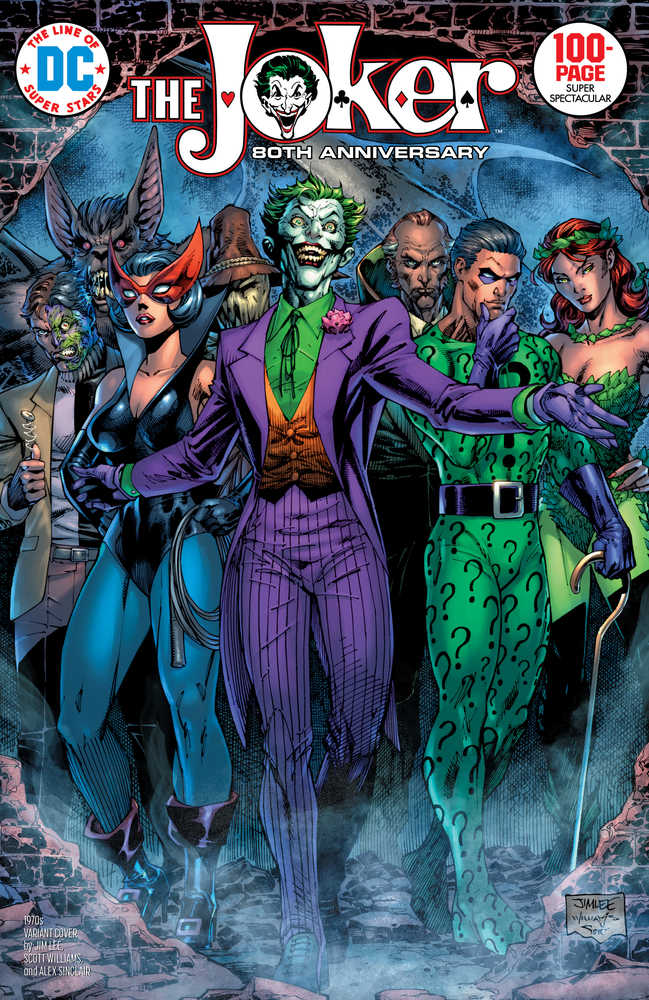 Joker 80 Th Anniv 100 Page Super Spect #1 1970 S Jim Lee Variant E