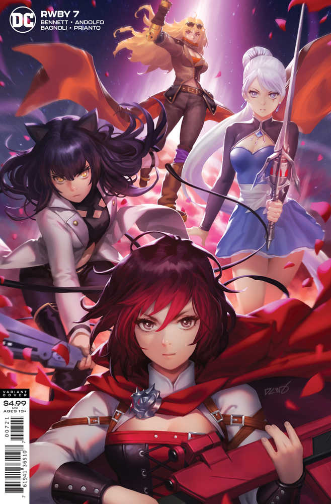 Rwby #7 (Of 7) Card Stock Derrick Chew Variant Edition