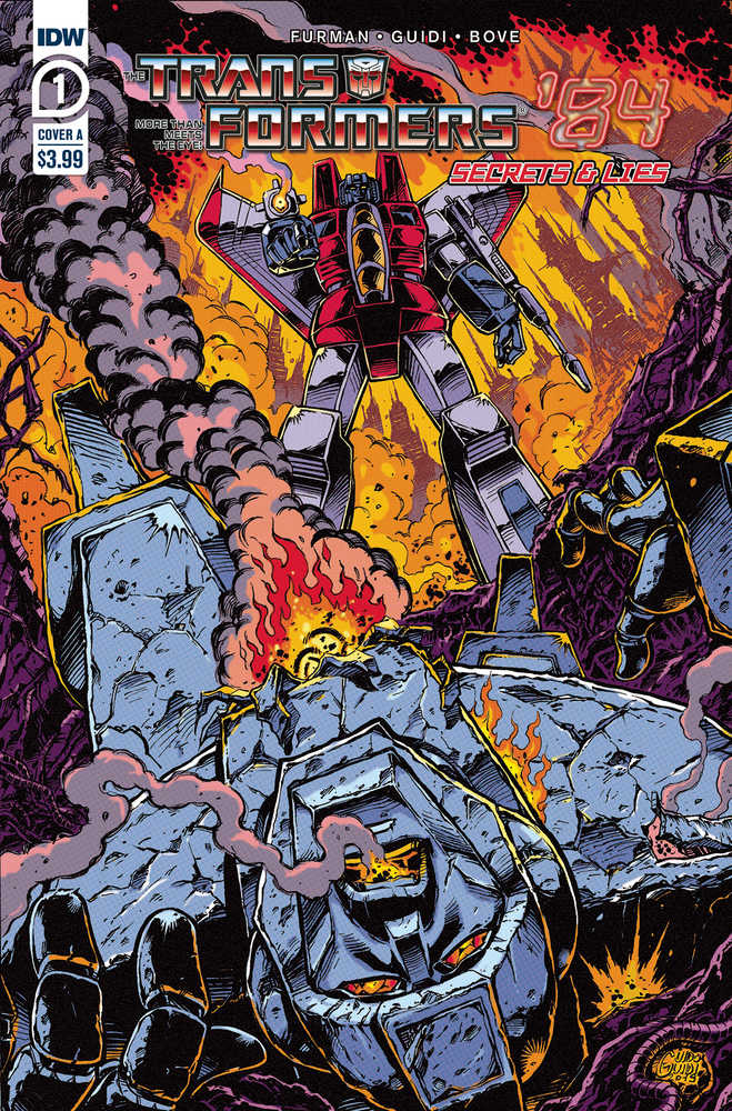 Transformers 84 Secrets & Lies #1 (Of 4) Cover A Guidi