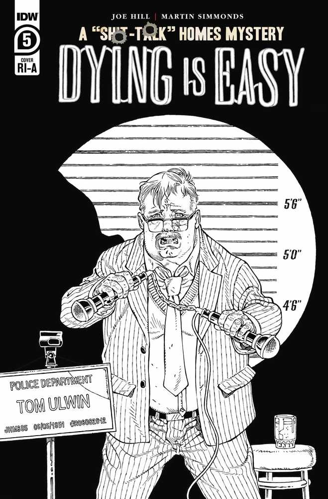 Dying Is Easy #5 (Of 5) 10 Copy Variant Edition Black & White Rodriguez 