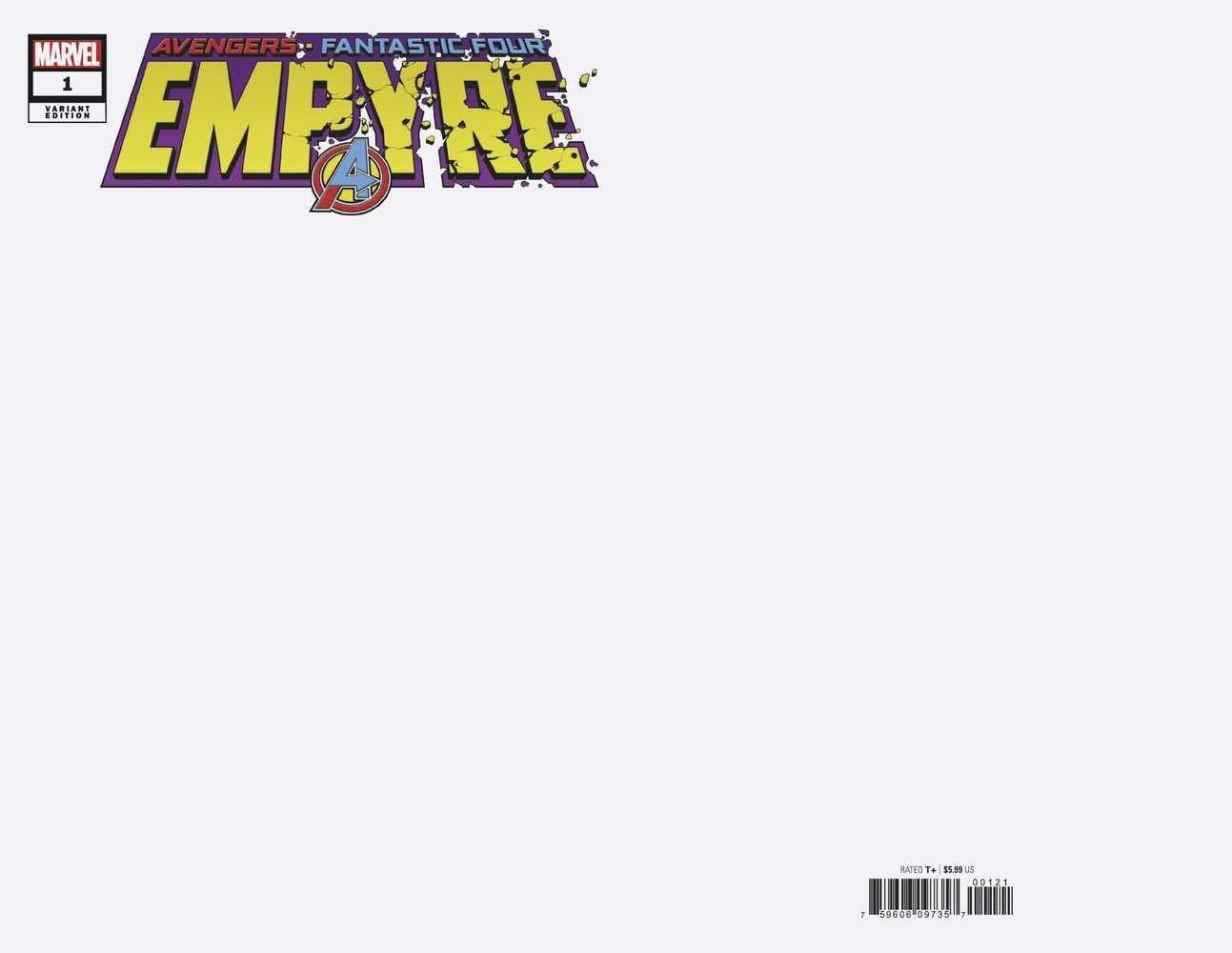Empyre #1 (Of 6) Blank Variant