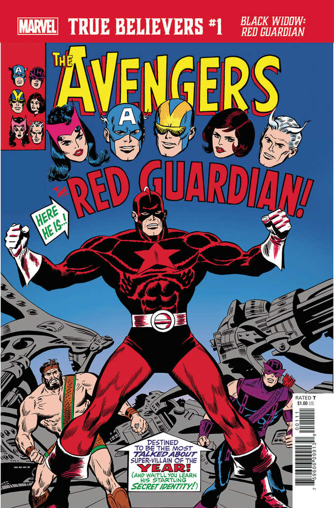 True Believers Black Widow Red Guardian #1
