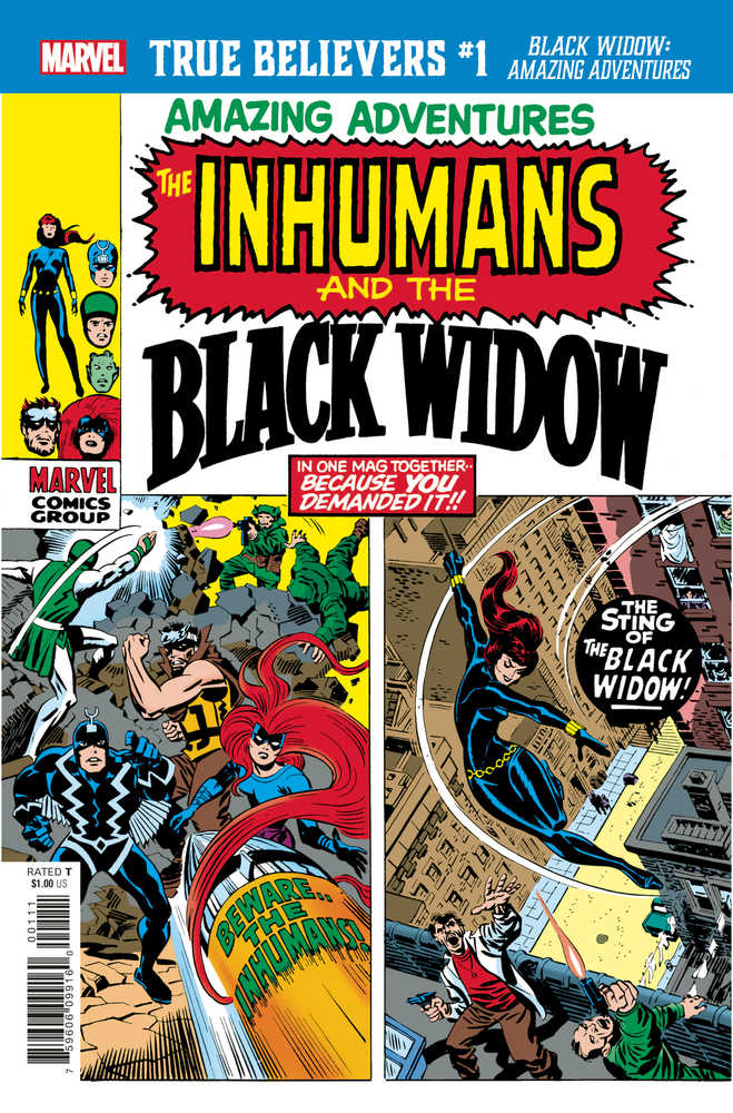 True Believers Black Widow Amazing Adventures #1