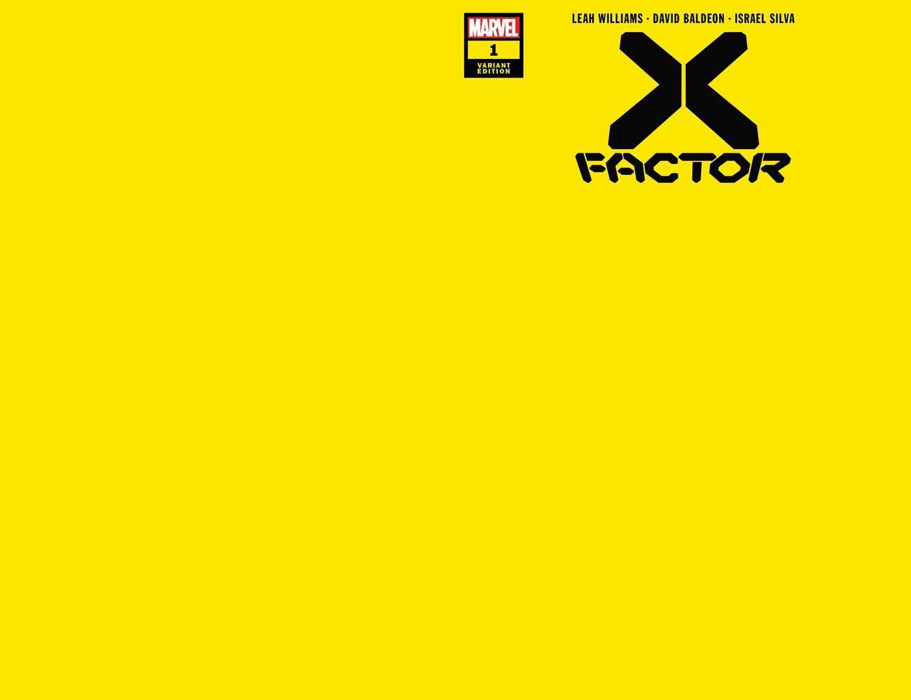 X Factor #1 Yellow Variant