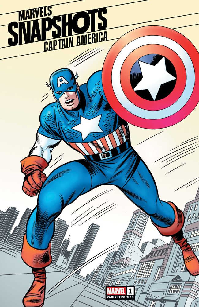 Captain America Marvels Snapshot #1 Kirby Hidden Gem Variant