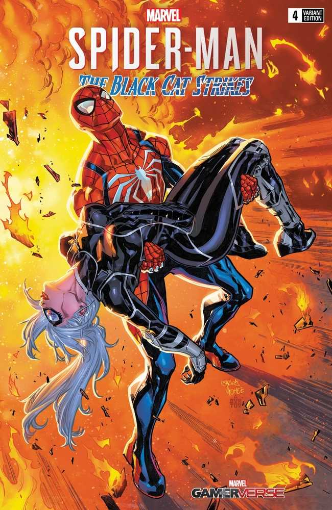 Marvels Spider-Man Black Cat Strikes #4 (Of 5) Gomez Variant