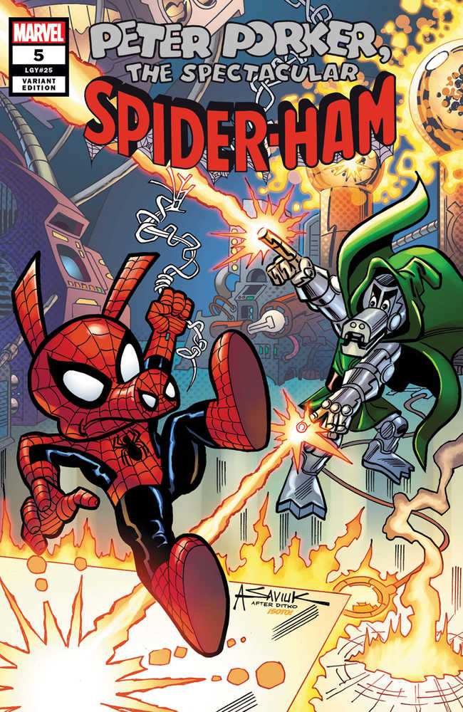 Spider Ham #5 (Of 5) Saviuk Variant