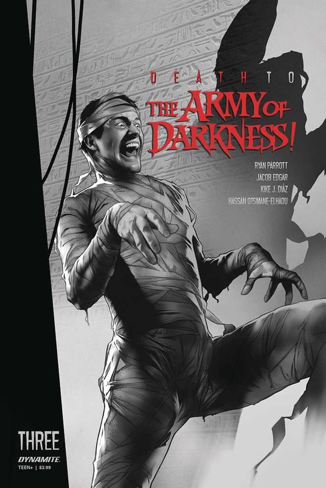 Death To Army Of Darkness #3 30 Copy Oliver Black & White Variant Edition