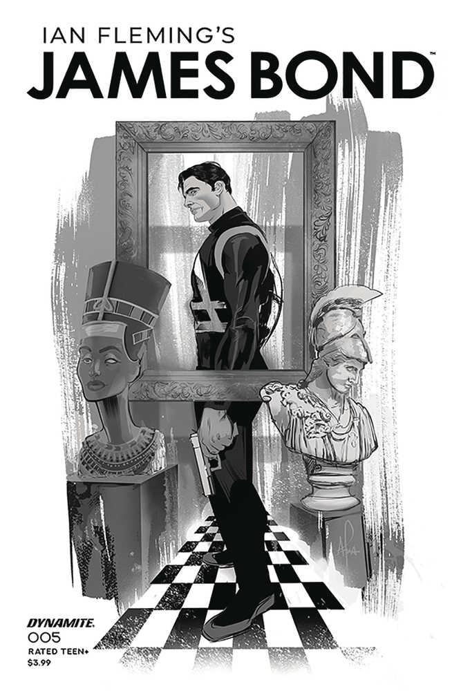 James Bond #5 10 Copy Richardson Black & White Variant Edition