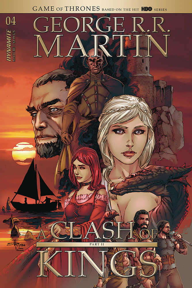 George R.R. Martin's A Clash Of Kings #4 Cover B Rubi (Mature)